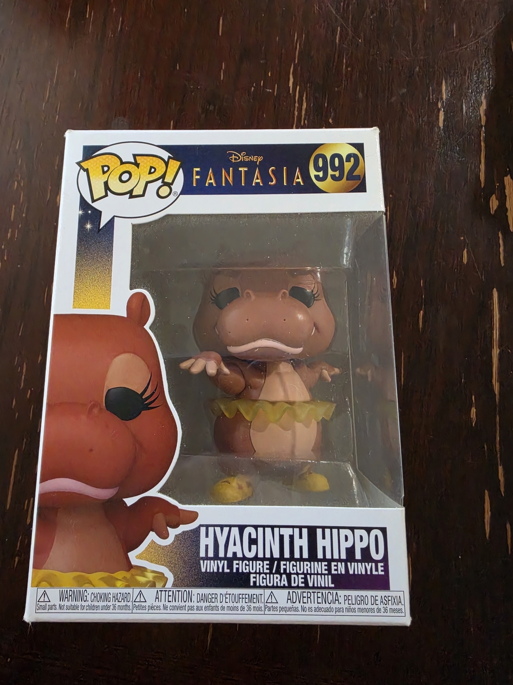 Disney Fantasia Hyacinth Hippo Funko Pop! - Pink, Yellow